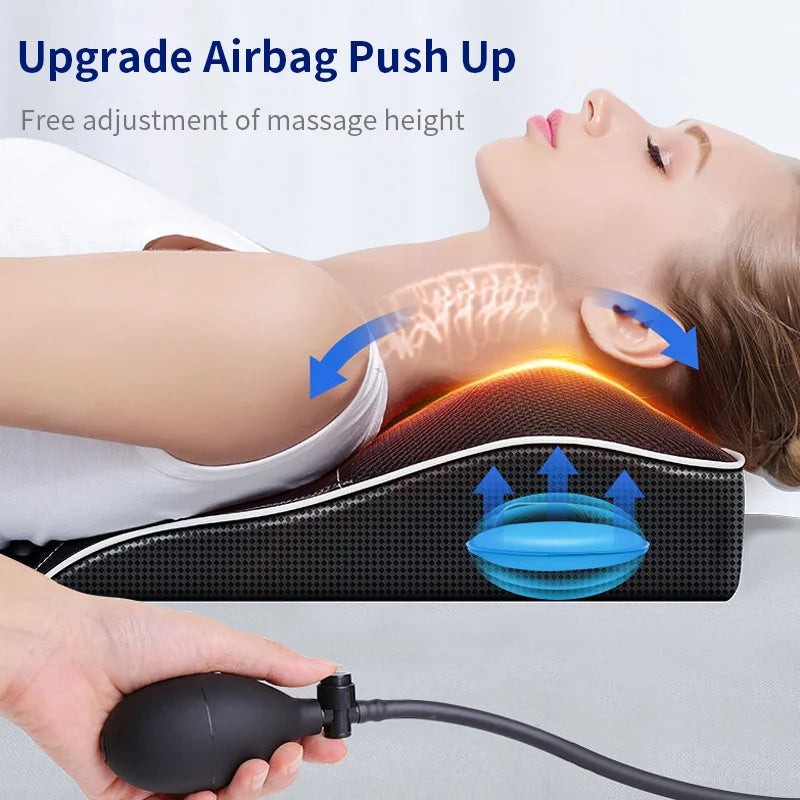 Heated Shiatsu massage cushion