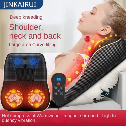 Heated Shiatsu massage cushion