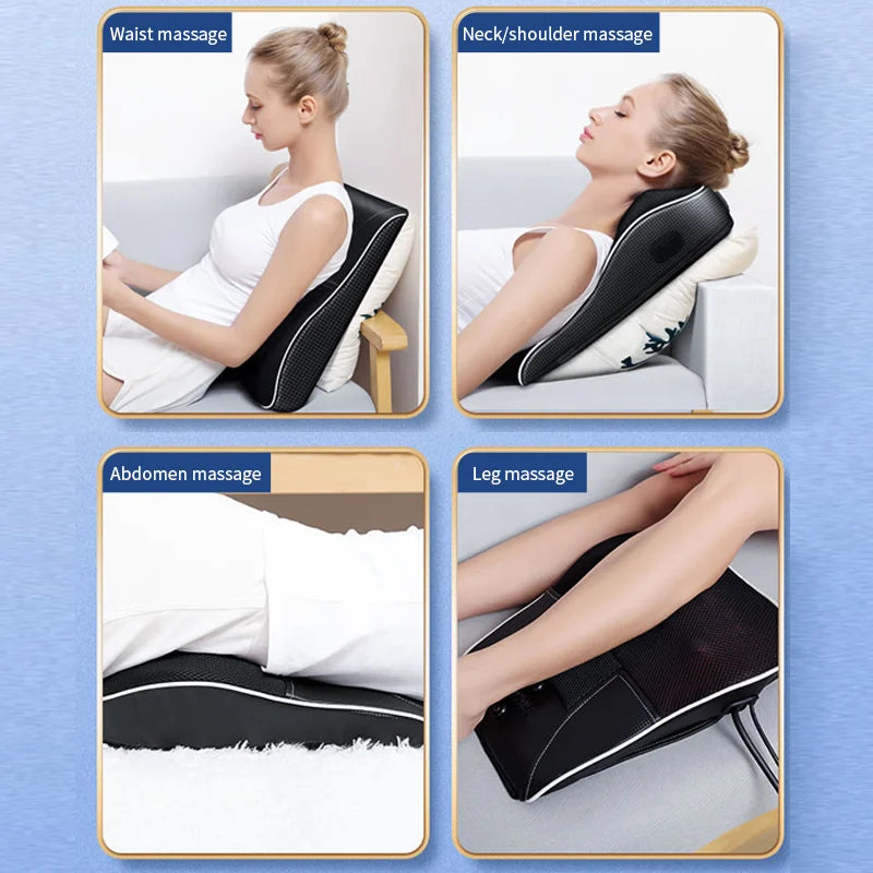 Heated Shiatsu massage cushion