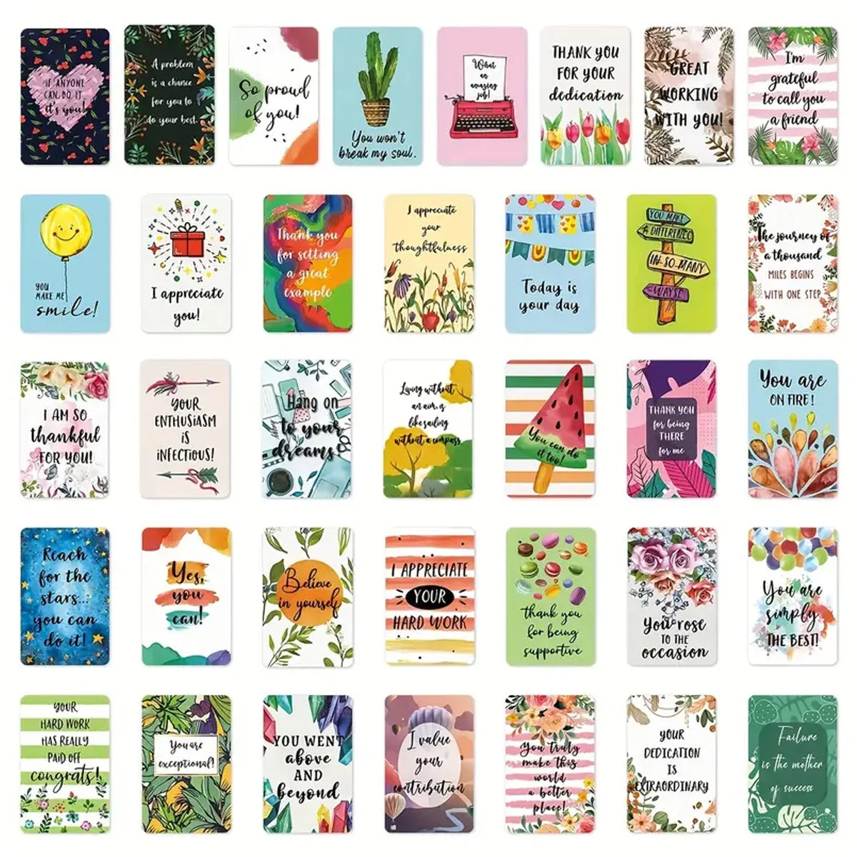 Positive affirmation cards