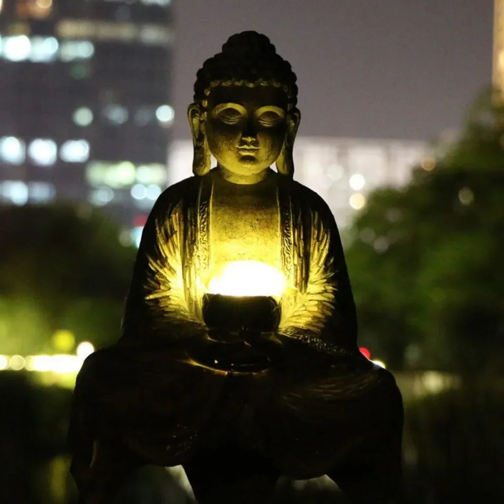 Buddha Solar Lamps: Illuminate Your Garden with Serenity