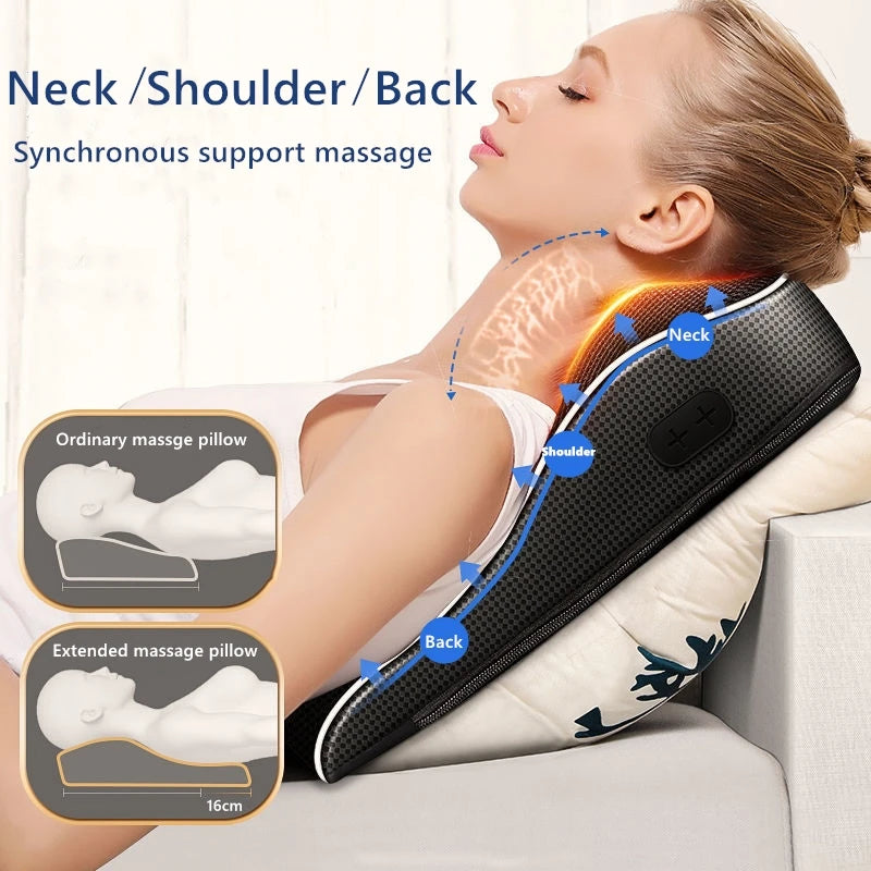 Heated Shiatsu massage cushion