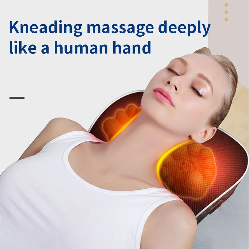 Heated Shiatsu massage cushion